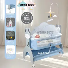 BABY - Cuna Colecho De Lujo «SEREN» Edición Especial Light Blue