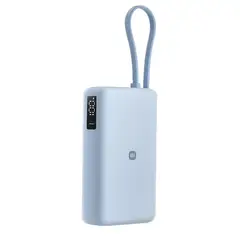 XIAOMI - Cargador Portátil 67W 20,000 mAh (Integrated Cable) - Celeste