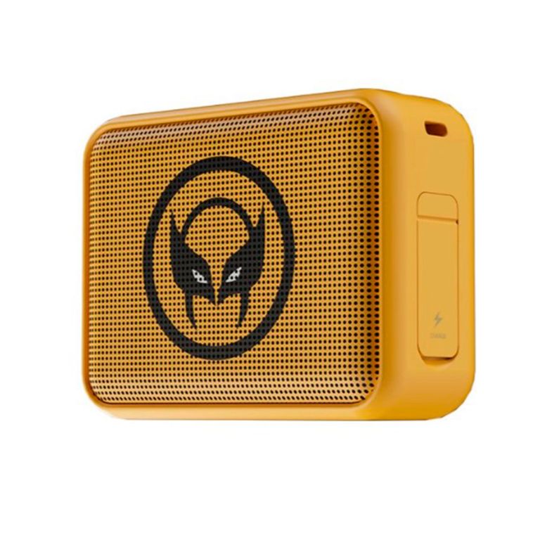 PARLANTE BLUETOOTH PORTATIL KLIPXTREME CON DISEÑO WOLVERINE - AMARILLO