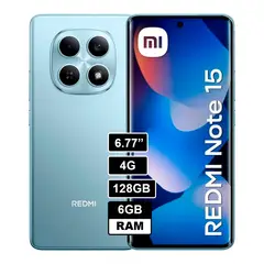 XIAOMI - Celular Redmi note 15 4G 6GB 128GB Azul