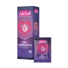ALESSI - GEL LUBRICANTE EN SACHET 50 UNID X 8GR