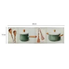 KANTU - Decorado Listelo de cerámica Basilia 59x15cm - Caja 10 unidades