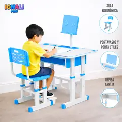 GENERICO - Mesa de estudios con silla para niños