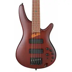 IBANEZ - SR505E BM – Bajo Eléctrico Profesional de 5 Cuerdas Caoba 100% con Pastillas Americanas Bartolini