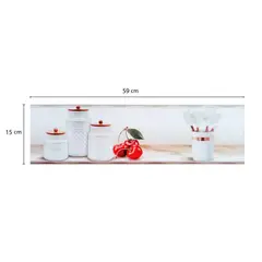 KANTU - Decorado Listelo de cerámica Gracia A 59x15cm - Caja 10 unidades