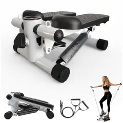 GENERICO - Máquina de Ejercicios Multifuncional Portátil Caminadora Escaladora Stepper Con Ligas