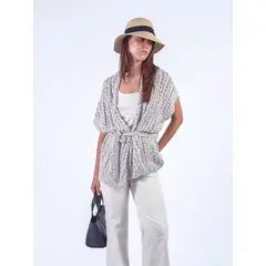 MICHELLE BELAU - LEAH - CARDIGAN TEJIDO ESTILO KIMONO