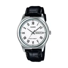 CASIO - MTP-V006 RELOJ PARA HOMBRE CUERO NEGRO - CAS-241
