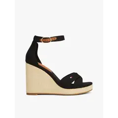 TOMMY HILFIGER - ALPARGATAS FLAG HIGH WEDGE ESPAD CRISSCRO TH
