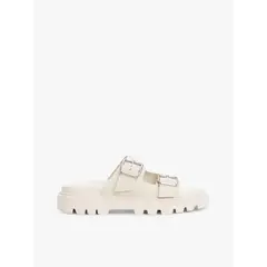 TOMMY HILFIGER - SANDALIAS HD TJW DOUBLE STRAP SANDAL SUEDE