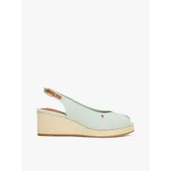 TOMMY HILFIGER - ALPARGATAS FLAG MID WEDGE ESPAD SLINGBACK