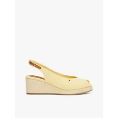 TOMMY HILFIGER - ALPARGATAS FLAG MID WEDGE ESPAD SLINGBACK