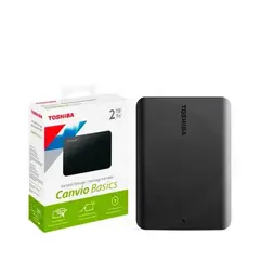 TOSHIBA - Disco Duro Externo Canvio Basics 2TB USB 3.0 Negro