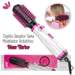 GAMA - Cepillo Secador Modelador Rotatitvo New Turbo Plus 2300