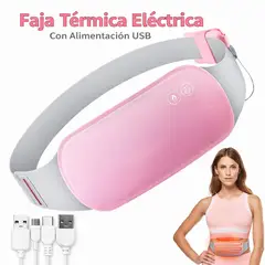 VICTORIA - Almohadilla Térmica Menstrual Portátil con Calor Ajustable y Batería Recargable Faja térmica Cólicos