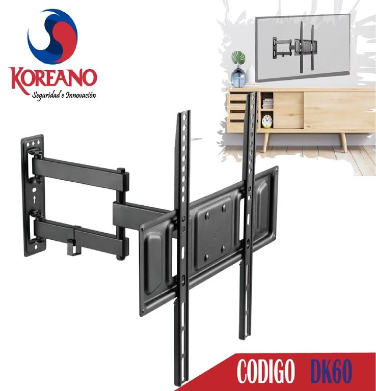 Rack Móvil Koreano para TV de 32” a 60” Pulgadas - DK60