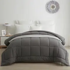 TEFI HOME - Edredón Deluxe Plomo