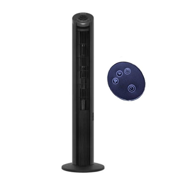 Ventilador Torre 60W con Control Remoto 15718R Negro
