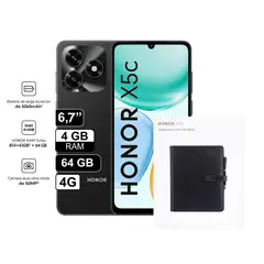 HONOR - X5C NEGRO 4RAM 64GB REGISTRADO + NOTEBOOK Y PEN SET - BLACK