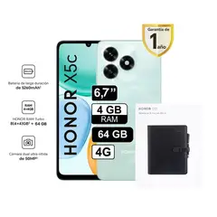 HONOR - X5C AZUL 4RAM 64GB REGISTRADO + NOTEBOOK Y PEN SET - BLACK