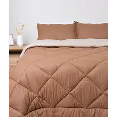 TEFI HOME - Edredón Deluxe Almendra