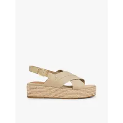 TOMMY HILFIGER - ALPARGATAS DENIM ESPADRILLE PLATFORM SAND TH