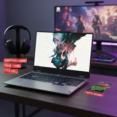 LENOVO - Laptop Loq Amd Ryzen 7 250 16gb 5050 8gb video 15.6 Fhd Luna Grey 512gb