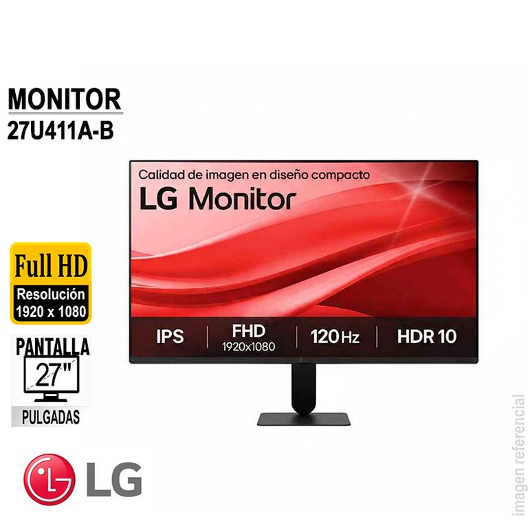 Monitor 27 FHD IPS 120Hz HDMI/VGA Headphone-out