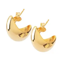 GENERICO - ARETES GOTA DORADA MUJER