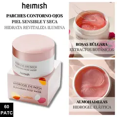 HEIMISH - Parches Contorno Ojos Piel Sensible - Bulgarian Rose Water Hydrogel Eye Patch 60pads