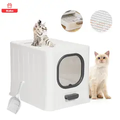 KOBA - Arenero Para Gatos Cerrado Grande Con Pala