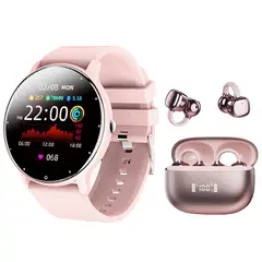 LENOVO - Audifonos RS119 Rosa Bluetooth y Fit Pro reloj inteligente P