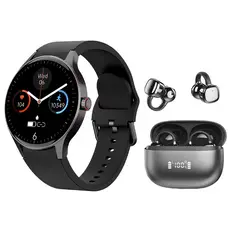 LENOVO - Audifonos RS119 Negro Bluetooth y Y80 reloj inteligente Negro