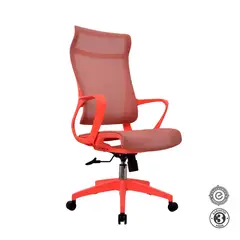 ALTHEA CONFORT - Silla Ergonómica Rigs Presidente Malla Rosa