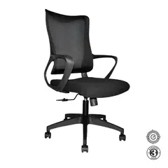 ALTHEA CONFORT - Silla Ergonómica Rigs Gerente Tela Negro