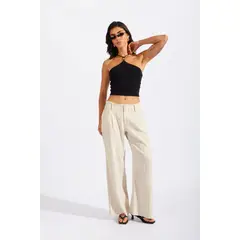 LUVARO - Crop Top Halter Cuentas