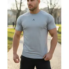 ALPHA FIT - Polo deportivo hombre - Polo de compresion - Ropa gym - Alphafit