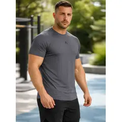 ALPHA FIT - Polo deportivo hombre - Polo de compresion - Ropa gym - Alphafit