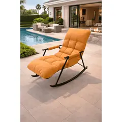GENERICO - SILLÓN MECEDORA RECLINABLE CONFORT PREMIUM PARA TERRAZA