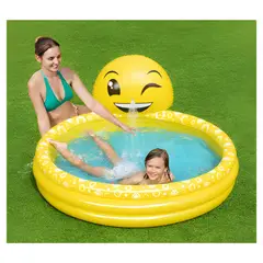 BESTWAY - Piscina Rociadora de Agua Smile Verano