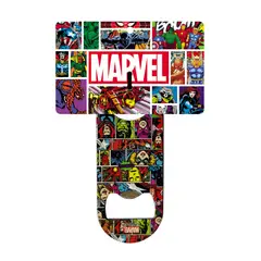 GENERICO - Destapador de Acero Inoxidable con Diseño Retro Marvel - Comic Heroes