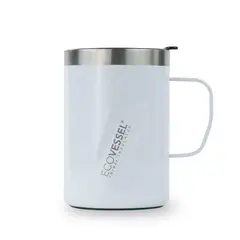 ECOVESSEL - Taza Insulada Transit 355ml Color Blanco Perla