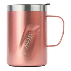 ECOVESSEL - Taza Insulada Transit 355ml Color Oro Rosa