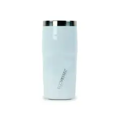 ECOVESSEL - Vaso Insulado Metro 473ml Color Blanco Perla