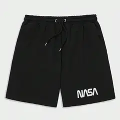 YANSUS - Short Hombre Negro Algodón Nasa