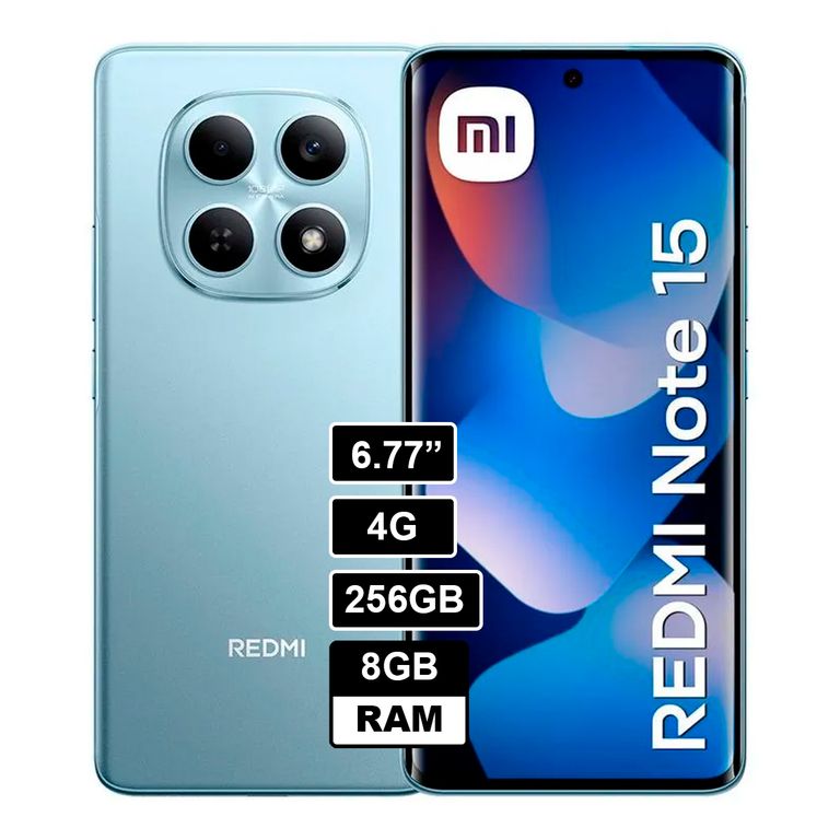 SMARTPHONE NOTE 15 4G 8GB 256GB AZUL GLACIAR