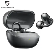 SOUNDPEATS - Audífono Pop Clip Negro 30h ANC IPX4