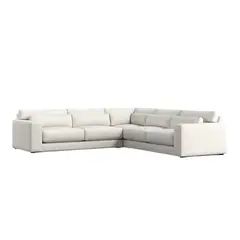 GENERICO - Sofá seleccional L Sahara - Blanco