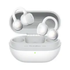 SOUNDPEATS - Audífono Pop Clip Blanco 30h ANC IPX4