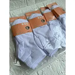 GENERICO - Medias Blancas para Niñas Set x24 Unidades 6 -8años